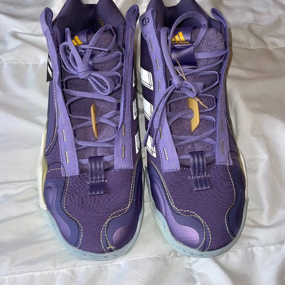 ADIDAS EXHIBIT B C PARKER MID B-BALL SHOE - Picture 2 of 5